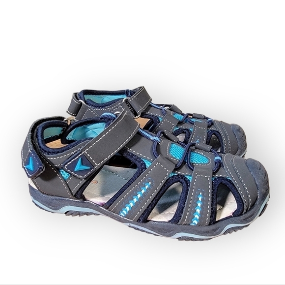 Apakowa Kid's Boy's Girl's Soft Sole Close Toe Sport Beach Sandals Size 12 - Picture 12 of 13